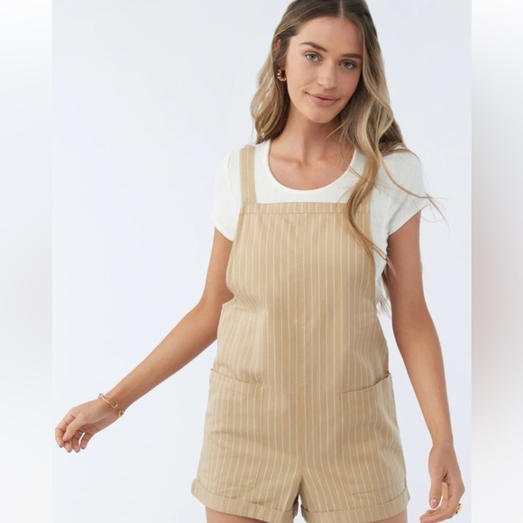 🔆O’NEILL🔆 SUMMERLIN ROMPER JUMPSUIT SHORTS ADJUSTABLE CUTE COMFORTER - Picture 8 of 16